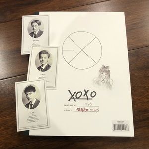 EXO 1st Album XOXO Chinese Ver. + 3 Luhan, Lay, Xiumin Photocards Kpop K-pop
